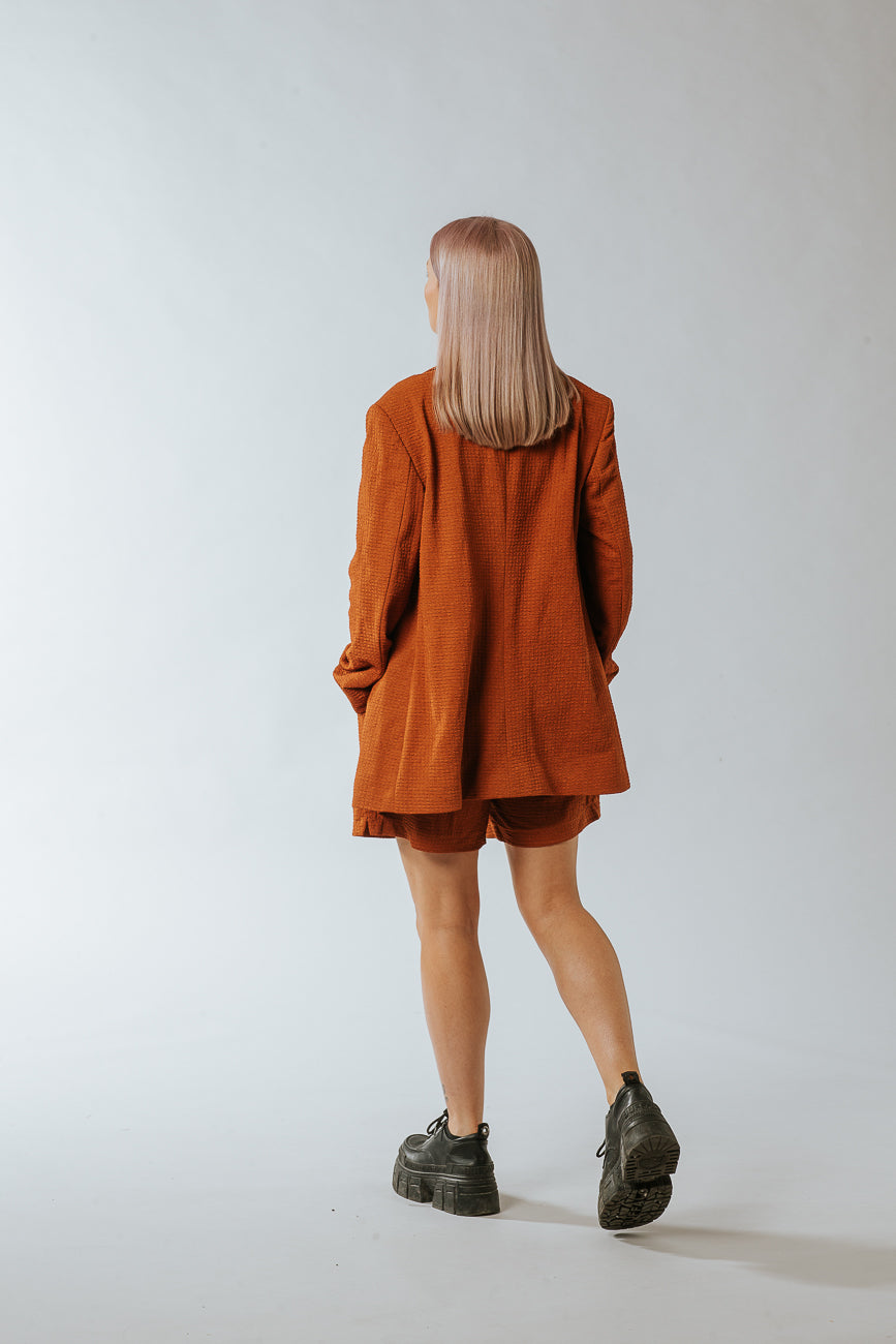 Toi Top & Shorts Brown